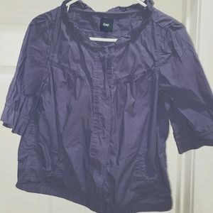 Gap purple, medium button up